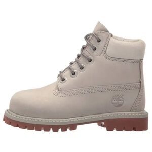 Timberland Premium 6-Inch Waterproof Boot Sz 12 Youth Gray